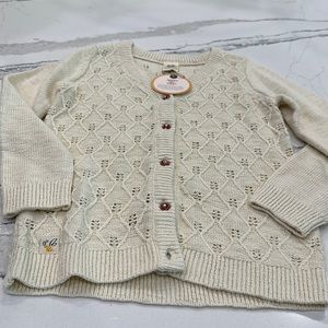 Wild flowers cardigan girls size 6 NWT